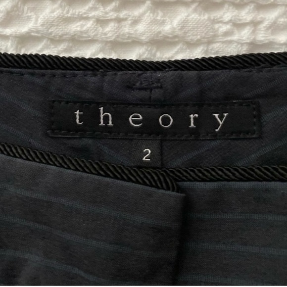 Theory Pinstripe Shorts - Picture 2 of 5
